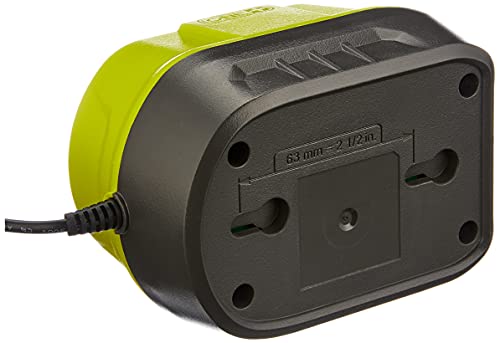Ryobi RC18120 18V ONE+ Compact Charger, Hyper Green, 2.0Ah