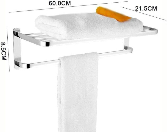 Bathroom Towel Rack Free Nails Double Layer Towel Rack Free Drillingng Suction Cups Seamless Bathroom Hanging Towel