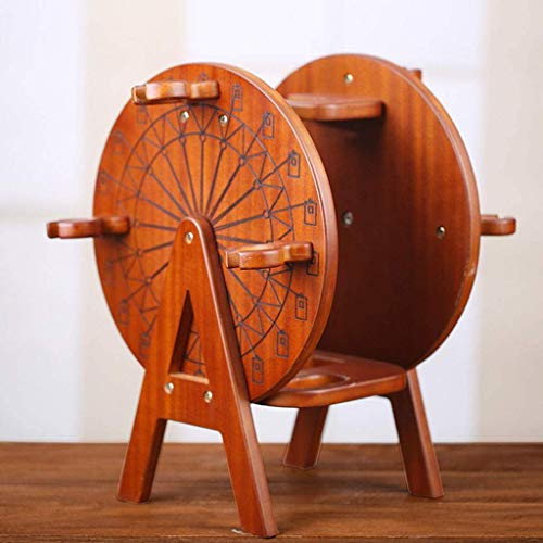 LIUZH Solid Wood Wine Rack, Creative Wine Rack Solid Wood Household Wine Bottle Rack, Friendly and Tasteless