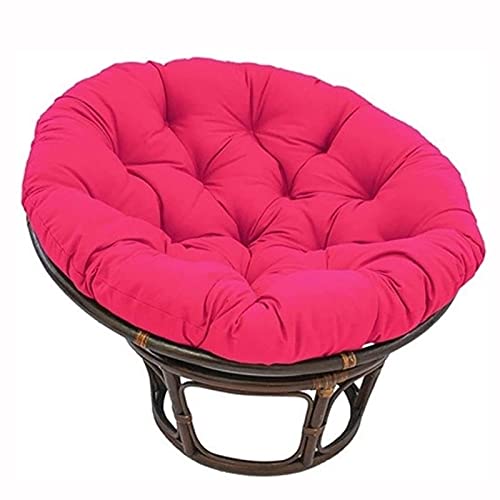 Overstuffed Papasan Chair Cushion,Outdoor Cloth Swing Rattan Chair Cushion,Oversized Round Cushion Thick Comfortable Oversized Papasan Pad(Chair