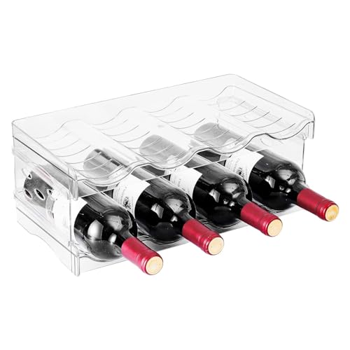 FYting Bottle Drying Rack Bottle Storage,Wine Racks Free Standing,Water Bottle Organiser,Transparent Can Holder for Sippy Cup Bubble Tea Straw Bo