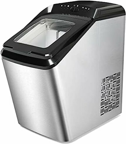 Shykey countertop ice machine Ice Maker Countertop Self-Cleaning 9 Ice Cubes Ready in 7-10 Minutes 2.8L Ice Maker Machine with Ice Scoop and Bask