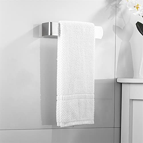 HIGOH Towel Racks, Towel Rail for Bathroom,Stainless Steel Hand Towel Holder,Self-Adhesive Wall Hanging Brushed Towel Holder,Kitchen Hand Towel H