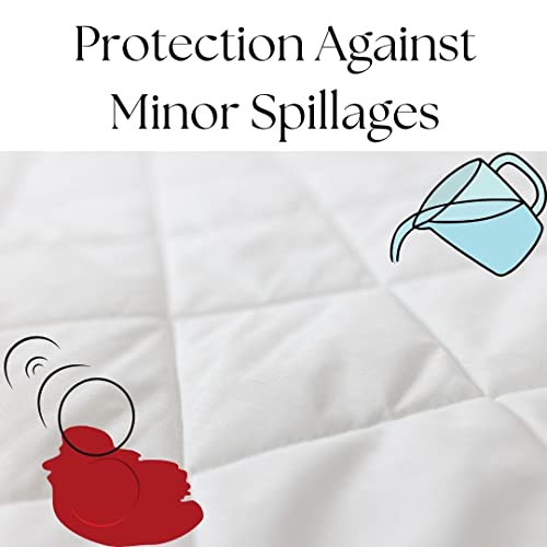 Jonic Essentials Motorhome Caravan Bedding Mattress Protector for Island Shaped Motorhome Caravan Mattress Beds, Luxury Padded Polycotton, Elasti