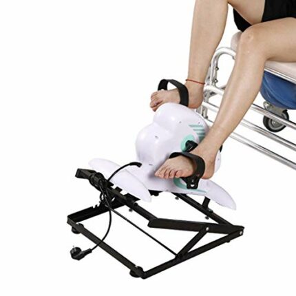 LUNEZY Pedal Trainer Bike, Electric Exerciser for Seniors Physiotherapy Rehabilitation equipment Cycle for Arm/Leg Exercise Stationary