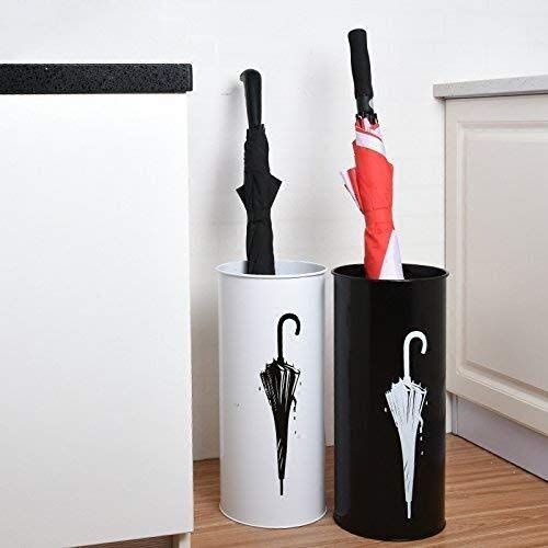 MiroDo Umbrella Stands Umbrella Stand Hook Drip Tray Stainless Steel Office Hotel Household Storage Bucket Walking Stick Storage Bin Stand (Color