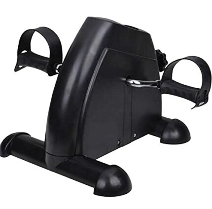 Evolve Mini Pedal Exercise Bike for Home/Office Workout Pedal Exerciser with Adjustable Resistance Trainer Under Desk Bike, LCD Display, Exercise