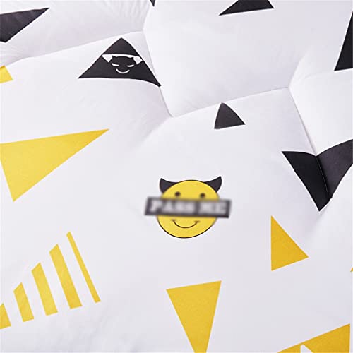 YLYAJY Japanese Style Mattress Print Tatami Mat Anti-skid Thicken Mattress Bedroom Furniture Student Dormitory Bed Mat (Color : D, Size : 120 x 2