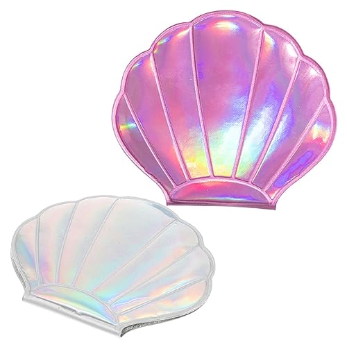 FOMIYES 8 pcs Shell makeup mirror small purse mirror mini mirrors mini vanity mirror portable carry mirror double sided makeup mirror aesthetic v