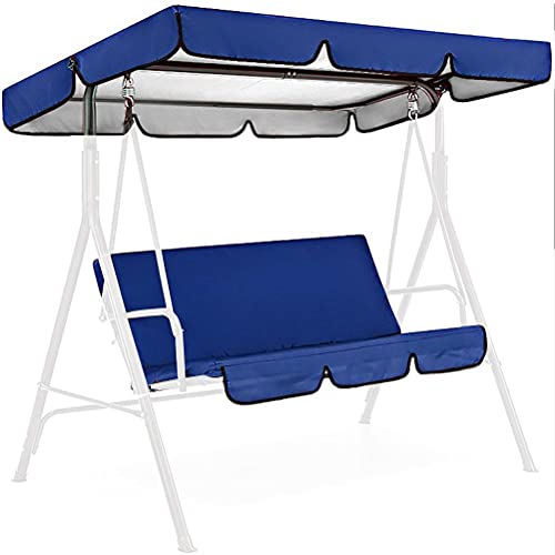 KENANLAN 3 Seater Swing Seat Garden Swing Bench Replacement Roof for 3 Seater Garden Swing,