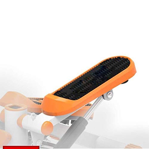 N/A Fitness Stair Stepper - Mini Stepper Fitness Cardio Exercise Trainer Twisting Action with Resistance Bands Green and Orange 37 * 27 * 17cm