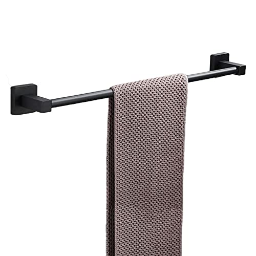 Black Towel Rack No Drill Towel Holder Stainless Steel Towel Rail Self Adhesive Wall Mounted For Bathroom Toilet,B,60cm