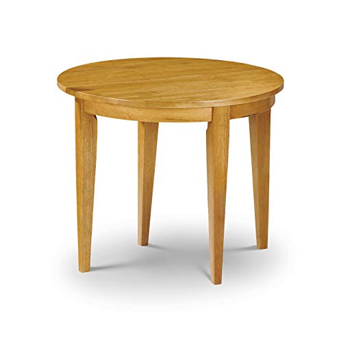 Julian Bowen Consort Dining Table, Honey, Height: 77, Width: 92, Depth: 92cm