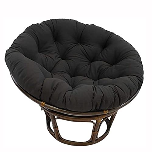 Overstuffed Papasan Chair Cushion,Outdoor Cloth Swing Rattan Chair Cushion,Oversized Round Cushion Thick Comfortable Oversized Papasan Pad(Chair