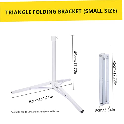 Newin Star Beach Umbrella Stand Outdoor Umbrella Base Foldable Adjustable Parasol Stand Sun Shade Holder For 22Mm To 25Mm Pole