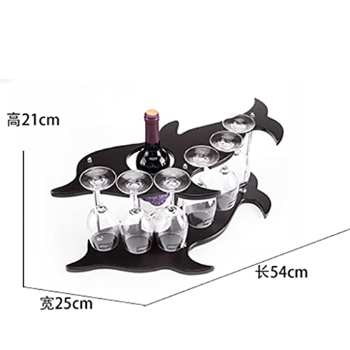 KTSCFS Wine Glass Rack Solid Wood Wine Rack Wine Bottle Rack European Home Furnishings