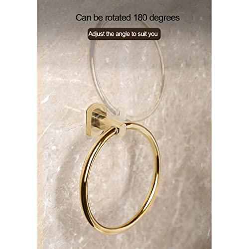 HIGOH Towel Racks,Bath Towel Holder,Bathroom Hand Towel,Bathroom Toilet Stainless Steel Towel Rack,Towel,Round Storage Shelf,Bathroom Towel Hange