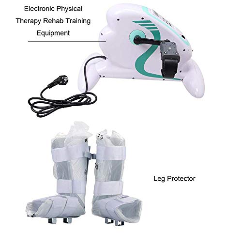 LUNEZY Case Electric Pedal Exerciser for Seniors Portable Fitness Bike for Arm, Leg Exercise Mini Cycling Trainer Stationary Exercise Leg Peddler