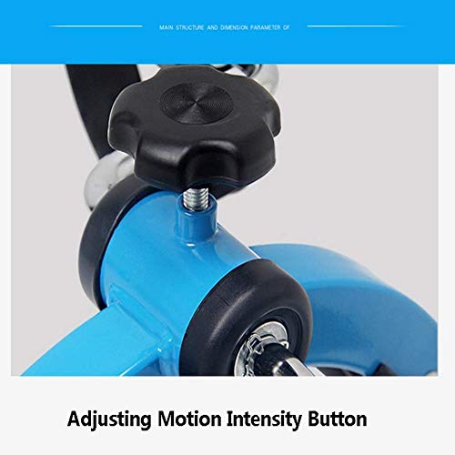 LUNEZY Foldable pedal trainer exercise bike fitness gear, arm and leg trainer training device, mini bike exerciser bike Pedal Exerciser Gym Fitne