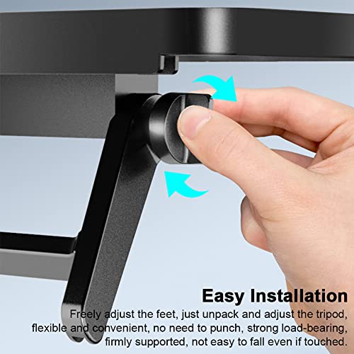 Jiakalamo 2Pcs TV Top Shelf Screen Shelf Adjustable Monitor Top Shelf TV Top Storage Bracket Media Shelf TV Shelf for Media Box, Game Console,Rou