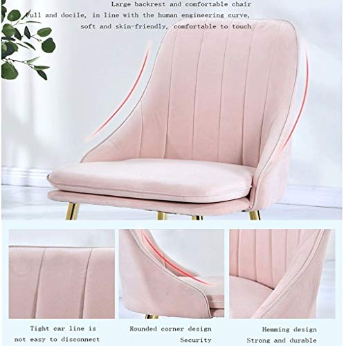 Modern Kitchen Dining Room Chairs Dining Chairs With Backrest Velvet Dining Chair Soft Padded Seat For Office Lounge Dining Kitchen Bedroom (Colo