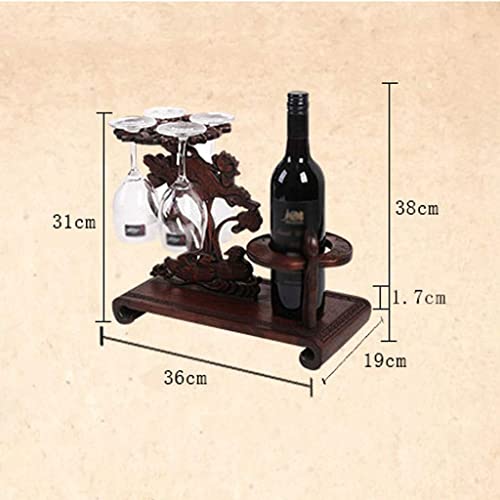 NEOCHY Rose Wine Rack, Creative Decoration for Wine Glass Rack in Modern Home Living Room