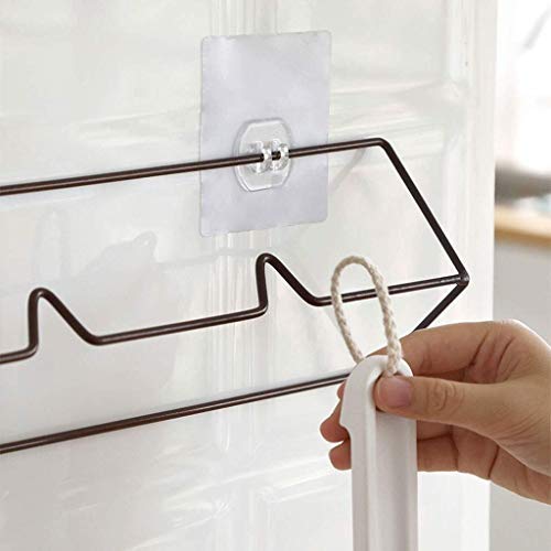 N/A Double Bathroom Towel Bar Stainless Steel Bath Towel Rack Contemporary Style Wall Mount (Color : Argento)