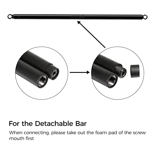 INNSTAR Portable Resistance Bands Bar, Workout bar for Powerlifting Strength Training Cardio Exercise and Home Gym