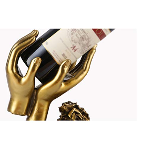 MGWYE Creative Wine Cabinet Decoration Wine Rack Wine Bottle Shelf Resin Personality Decoration