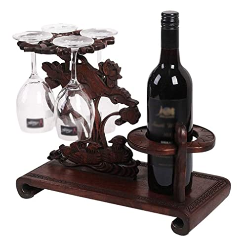NEOCHY Rose Wine Rack, Creative Decoration for Wine Glass Rack in Modern Home Living Room