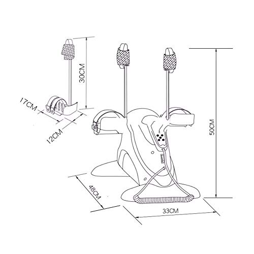 LUNEZY Creative Portable Pedal Exerciser Bike Electric Pedal Exerciser for Seniors Physiotherapy Exercise Fitness Gym