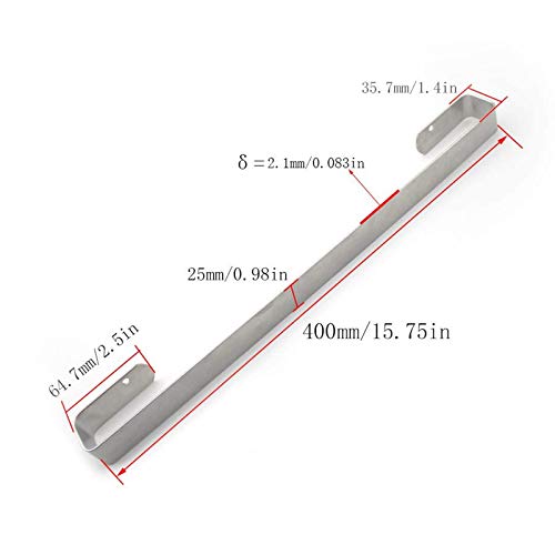 Self Adhesive Towel Rail Stainless Steel Rustproof Towel Bar Wall Mounted Bathroom or Kitchen Accessory Polished Finish No Drillingor Screws Moun