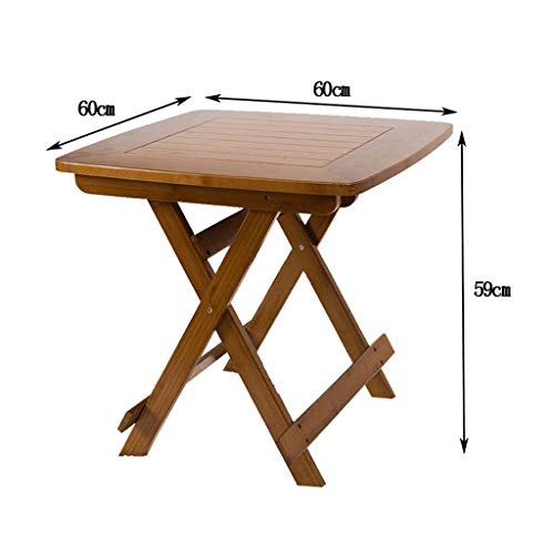 LXXSH Folding Table-Simple Setup Short Folding Table, Portable Outdoor Dining Table Home Square Children's Study Table Leisure Folding Table