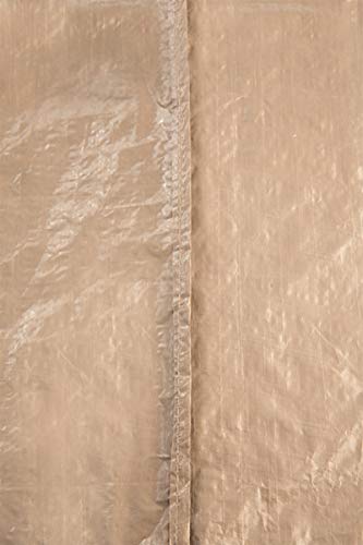 POLYTUF Medium Duty Garden Furniture Cover in Neutral Beige Suitable For a Medium Round Table and Chair Set (Size H: 75 x Large 190 x W 190 cm) 1