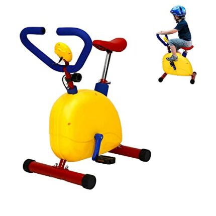 Fun And Fitness Exercise Equipment For Kids, For Childrens With Adjustable Seat Mini Exercise Kid Stationary Bike, Toddler Exercise Bikes Machine