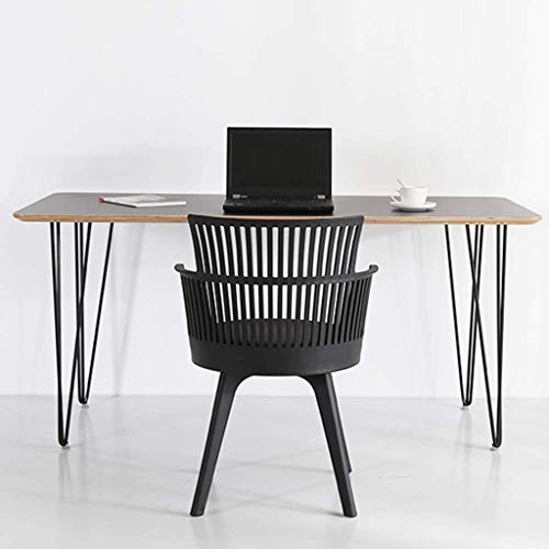 n/a Dining Chair Slipcovers Dining Chair Backrest Chair Home Stool Desk Chair Plastic Handrail Computer Chair to Discuss Chair Bearing Weight 100