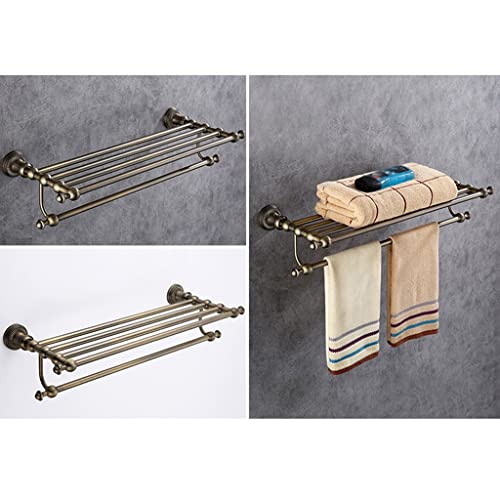 HIGOH Towel Racks,Bathroom Towel Rack Wall Mounted Towel Holder,Hardware Bathroom Rack,Kitchen Accessories Storage Rack,Wall-Mounted Kitchen and