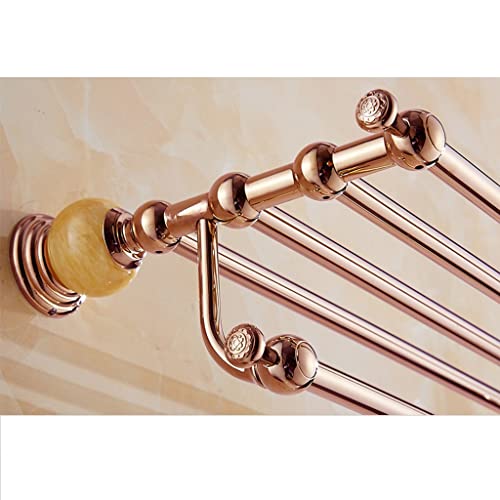 HIGOH Towel Racks,Bathroom Towel Rack Wall Mounted Towel Holder,Light Jade Bathroom Towel Rack,Bathroom Towel Holder,European Hardware