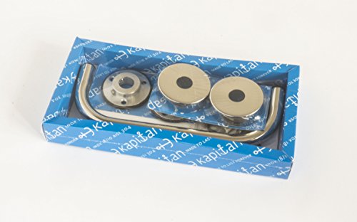 Kapitan Grab Bar for Disabled Safety Support – 20 cm/7.87 inch, Stainless Steel, Bathroom Handrail, Polished Finish, Made in EU