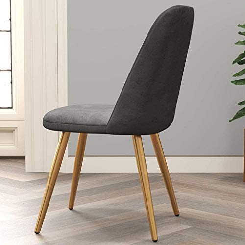 Modern Kitchen Dining Room Chairs Vintage Dining Chairs Set Of 6 Kitchen Counter Chairs Lounge Leisure Living Room Corner Chairs With Metal Legs