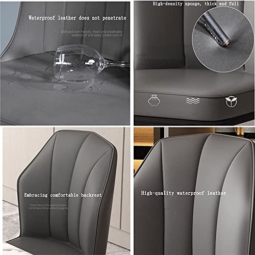 dining chair Office Reception Chairs Business Dining Chairs Set Kitchen Dining Chairs Set of 6 Modern High Back Soft Seat Kitchen Living Room Cha