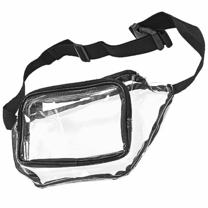 Dskeuzeew Belt Bag for Women & Men Fanny Pack, Belt Bag Waist Pack Bag Fanny Packs Cross Body Bag Phone Holder for Outdoors Sports Hiking, White