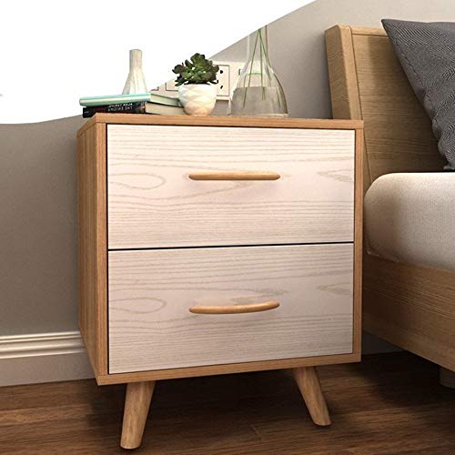 JYDQM Bedside Cabinet Mini Cabinet Simple Storage Cabinet, and Simple Double Drawer Design