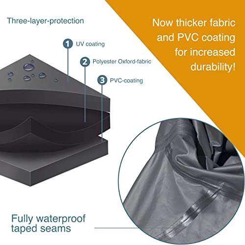 smartpeas Outdoor Furniture Covers - 200 * 160 * 80Cm - Waterproof Cover For Patio Rattan Table & Chairs +Plus: Garden Gloves