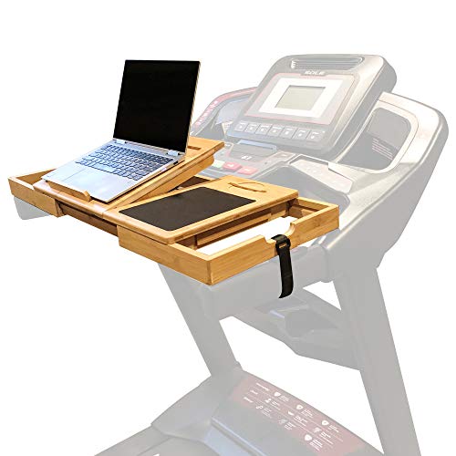 SmartFitness Universal Treadmill Desk, Treadmill Laptop Holder, Treadmill Laptop Stand, Treadmill Laptop Desk, Treadmill Desk Attachment, Laptop