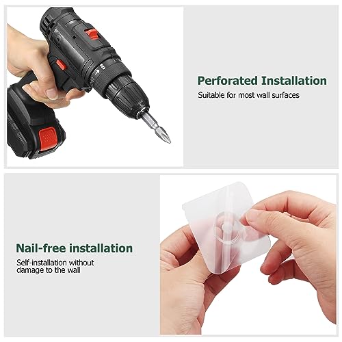 JiGiU 23.6-inch Bathroom Towel Racks Wall Mounted Towel Holder Double Towel Rail Towel Shelf Brushed Nickel SUS304 Stainless Steel Towel Bar with