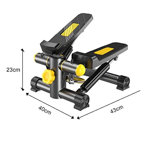 TWDYC Mini Stepper,Fitness Stair Stepper - Portable Twist Stair Stepper Adjustable Resistance,Fitness Exercise Machine with Resistance Bands Dura