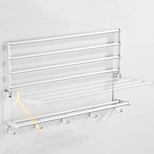 N/A Towel Bar Stainless Steel Rustproof Bathroom Storage Organizer Hanger Wall Mount Contemporary Style