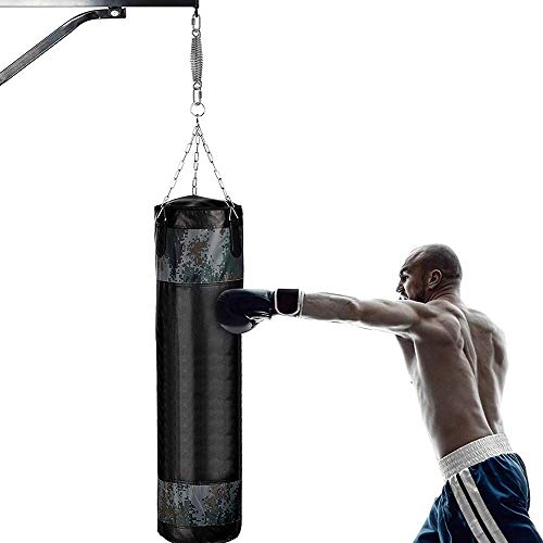 SELEWARE Punching Bag Hanging Kit, 350LB Capacity Stainless Steel Spring with 2 Metal Snap Hooks, Standing Punching Bag Swings Hammocks Hanging C