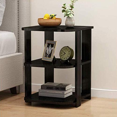 JYDQM Nightstand,Fashion Space Station Multi Tier Cubic Night Stand Storage Bedside Table,with 2 Tier Shelving End Lounge